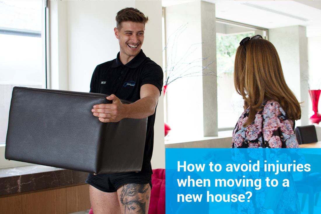 How to avoid injuries when moving to a new house?