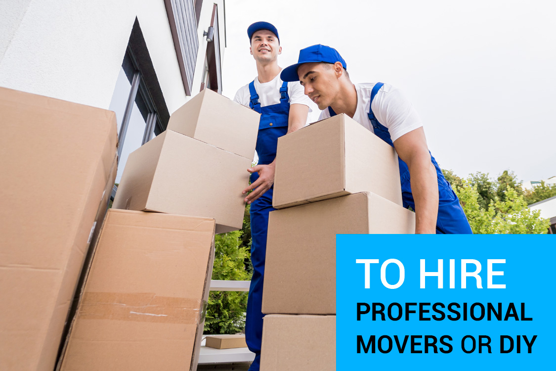 To Hire Professional Movers or DIY – That is the Moving Question